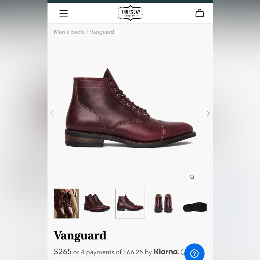 Premium Thursday Vanguard Boots
